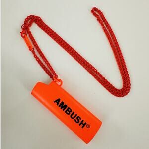 Ambush orange lighter holder chain Necklace